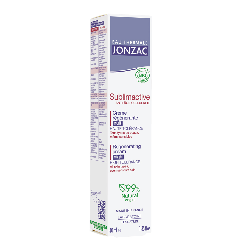 JONZAC SUBLIMACTIVE Noční krém na vrásky BIO 40 ml_image2